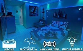 Le Voilier - Studio Moderne Vue Mer Panoramique Avec Piscine